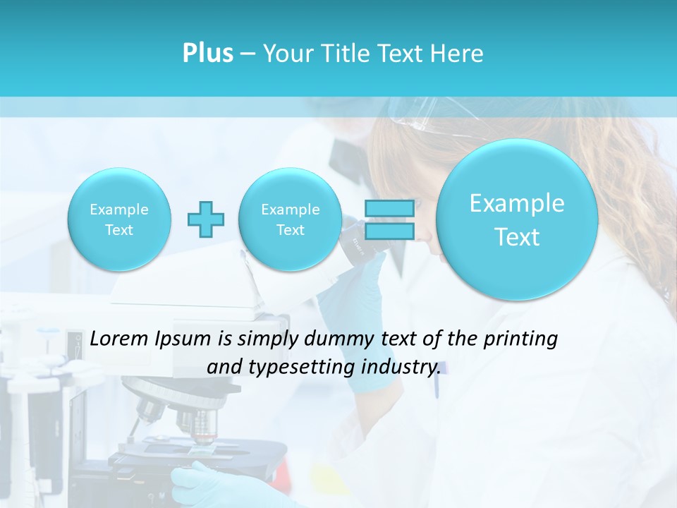 Pharmacy Pipette Gloves PowerPoint Template