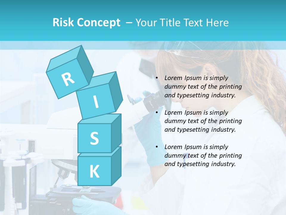 Pharmacy Pipette Gloves PowerPoint Template