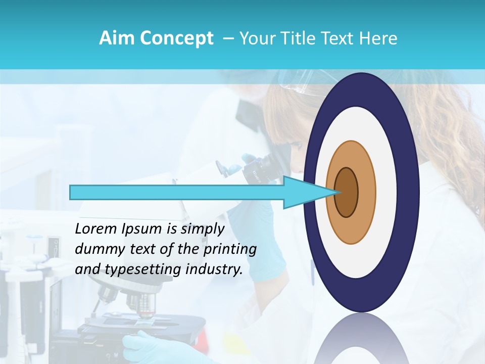 Pharmacy Pipette Gloves PowerPoint Template