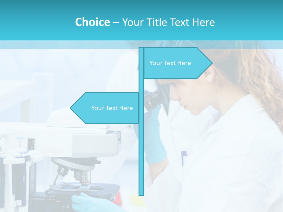 Pharmacy Pipette Gloves PowerPoint Template