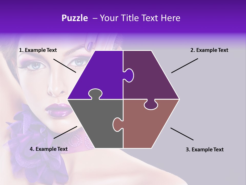 Jewellery Earring Female PowerPoint Template