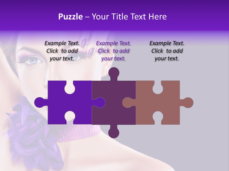 Jewellery Earring Female PowerPoint Template