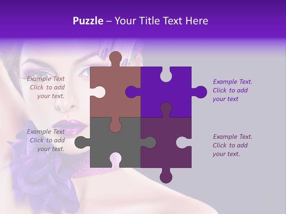 Jewellery Earring Female PowerPoint Template