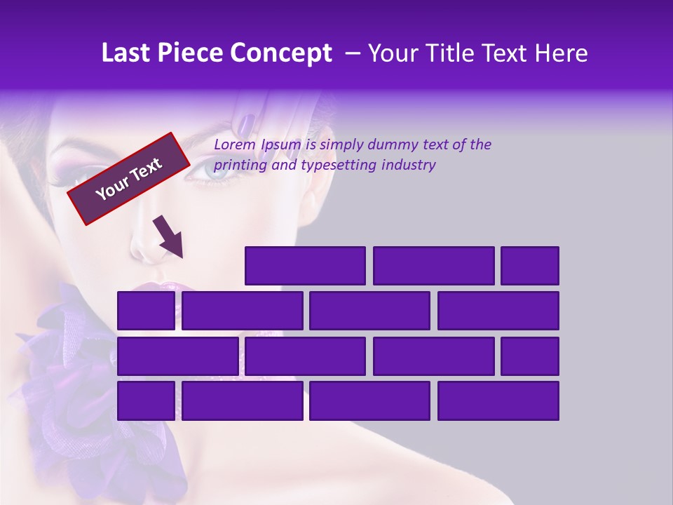 Jewellery Earring Female PowerPoint Template