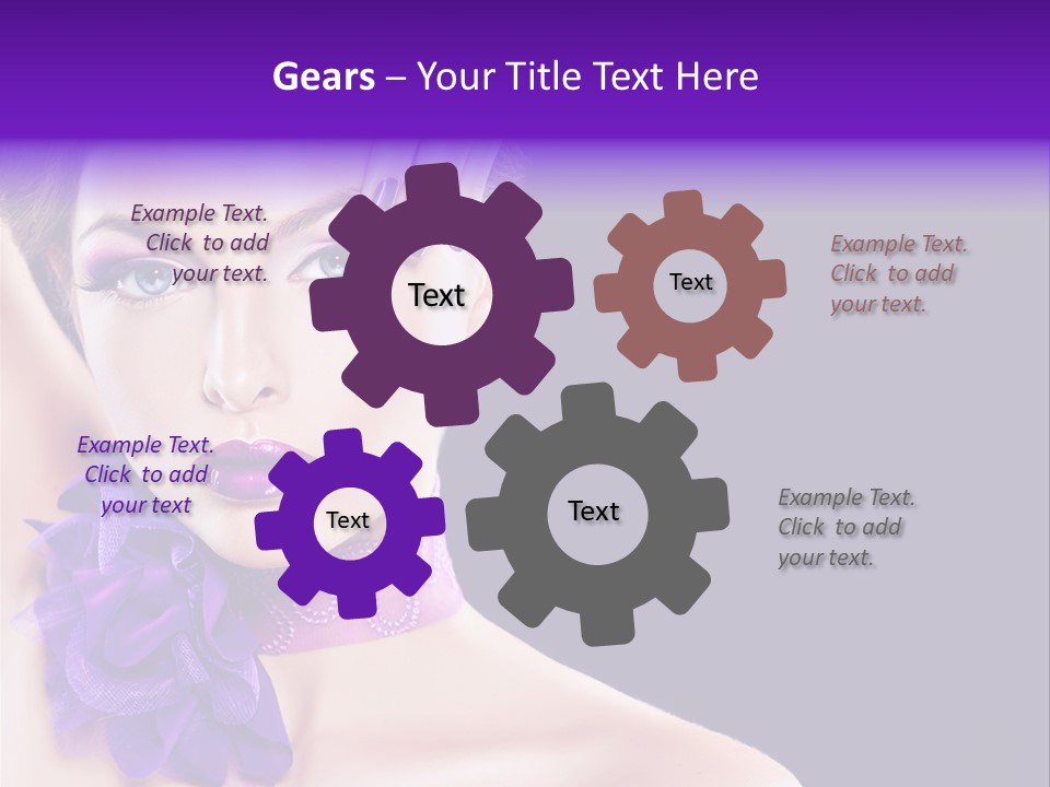 Jewellery Earring Female PowerPoint Template