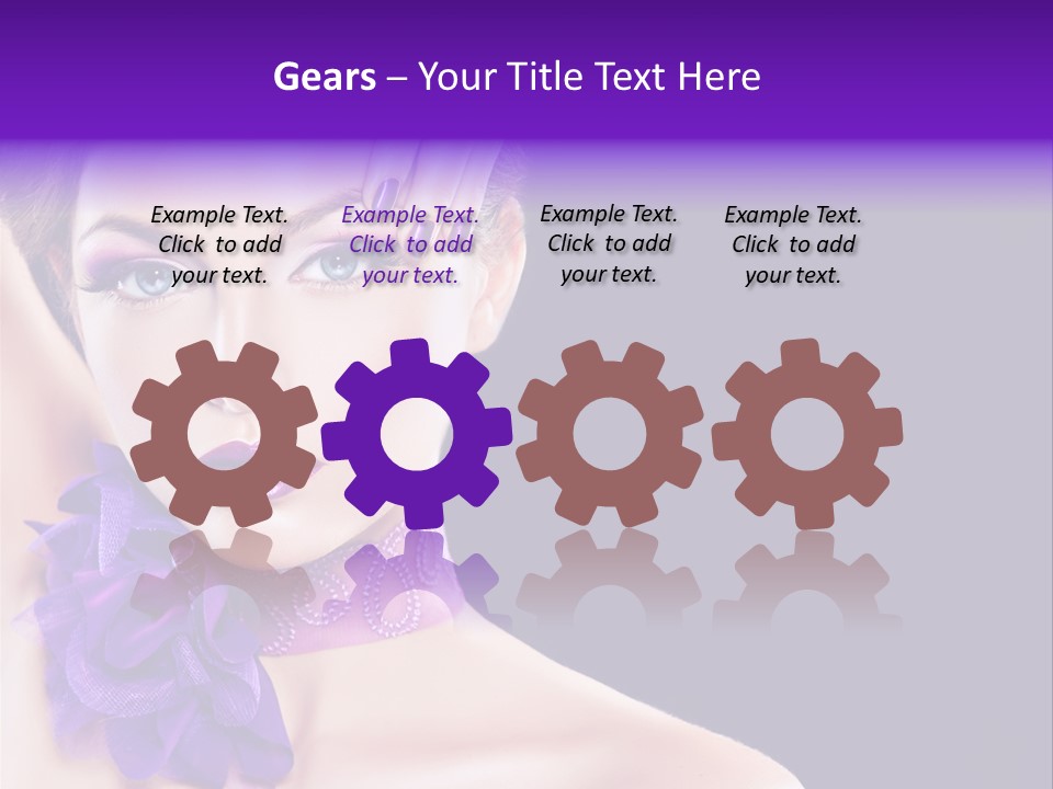 Jewellery Earring Female PowerPoint Template