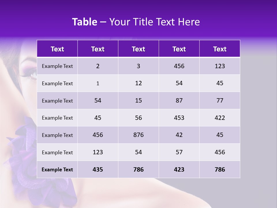 Jewellery Earring Female PowerPoint Template