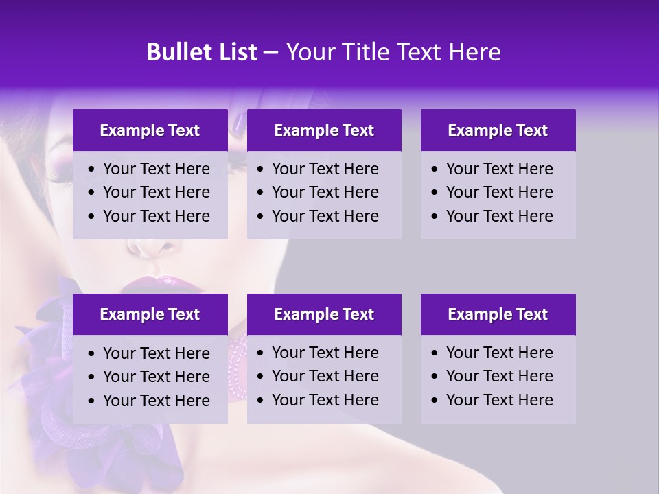 Jewellery Earring Female PowerPoint Template