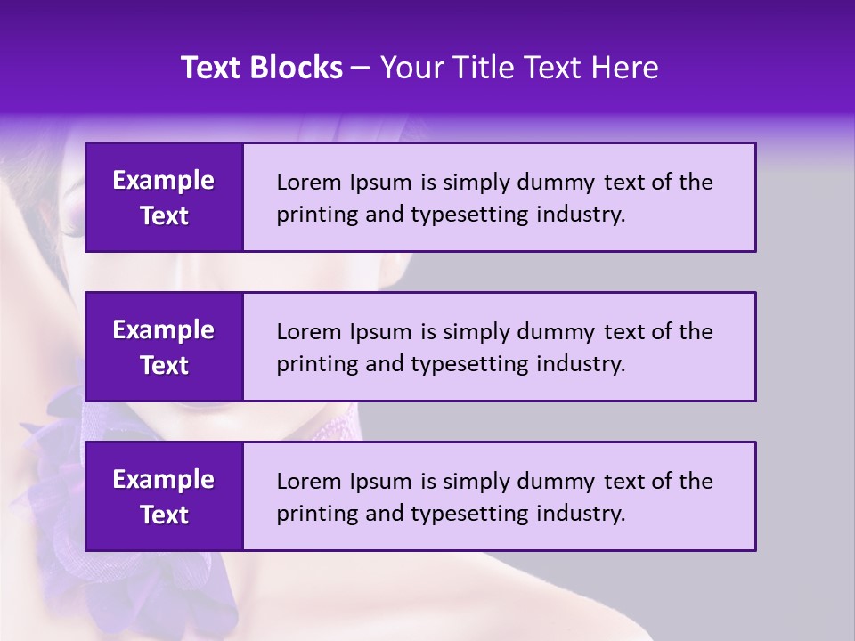 Jewellery Earring Female PowerPoint Template