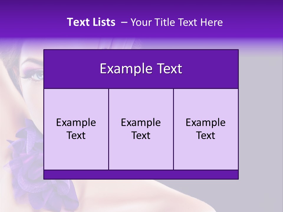 Jewellery Earring Female PowerPoint Template