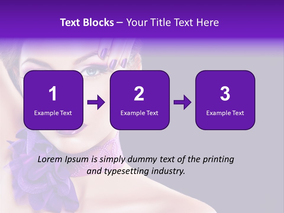 Jewellery Earring Female PowerPoint Template