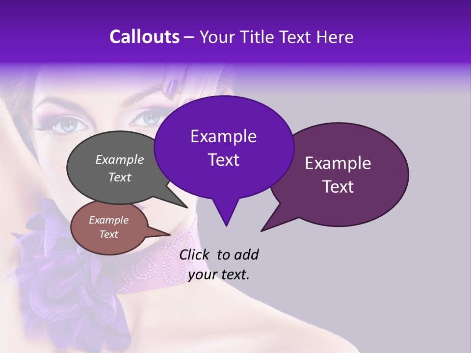 Jewellery Earring Female PowerPoint Template