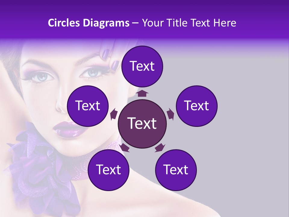 Jewellery Earring Female PowerPoint Template