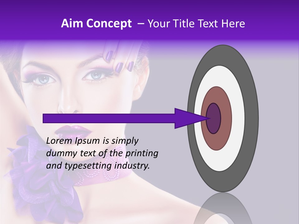 Jewellery Earring Female PowerPoint Template