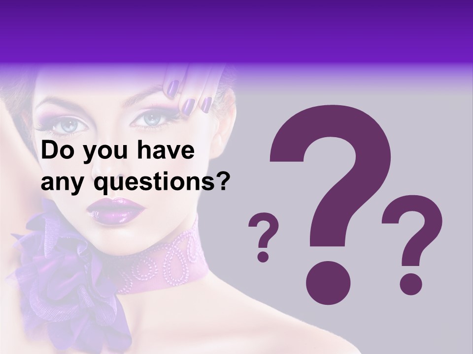 Jewellery Earring Female PowerPoint Template