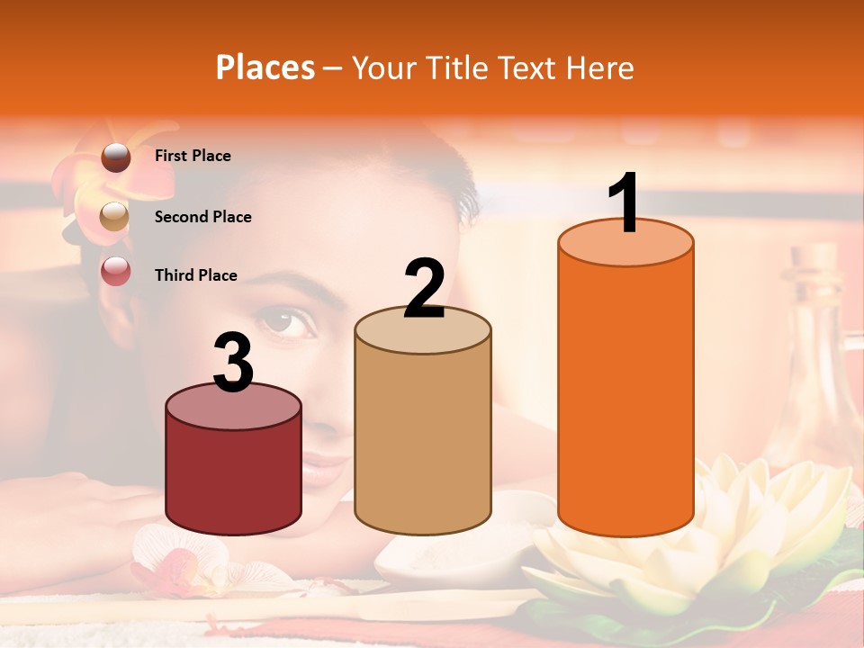 Girl Indoor Spa PowerPoint Template