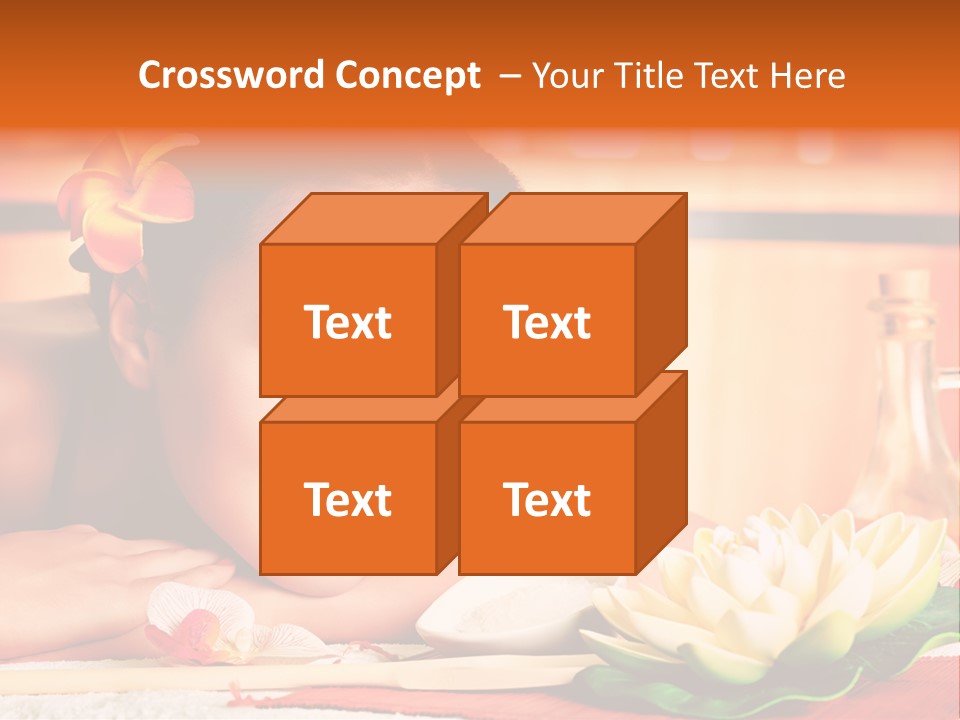 Girl Indoor Spa PowerPoint Template