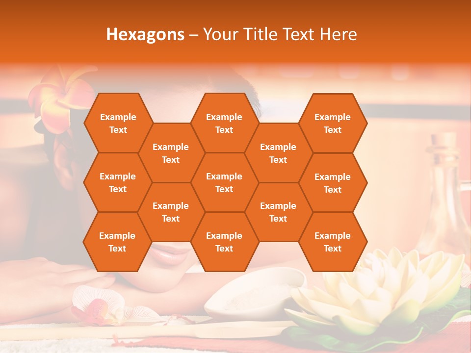 Girl Indoor Spa PowerPoint Template