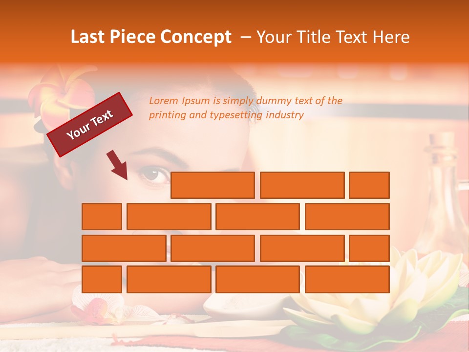 Girl Indoor Spa PowerPoint Template