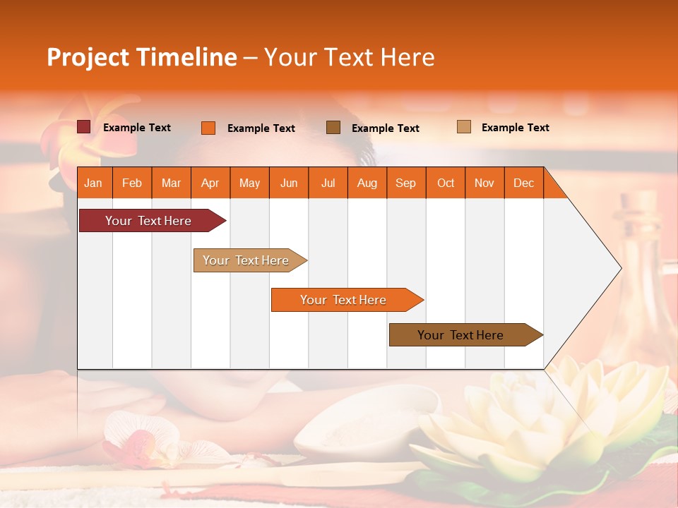 Girl Indoor Spa PowerPoint Template