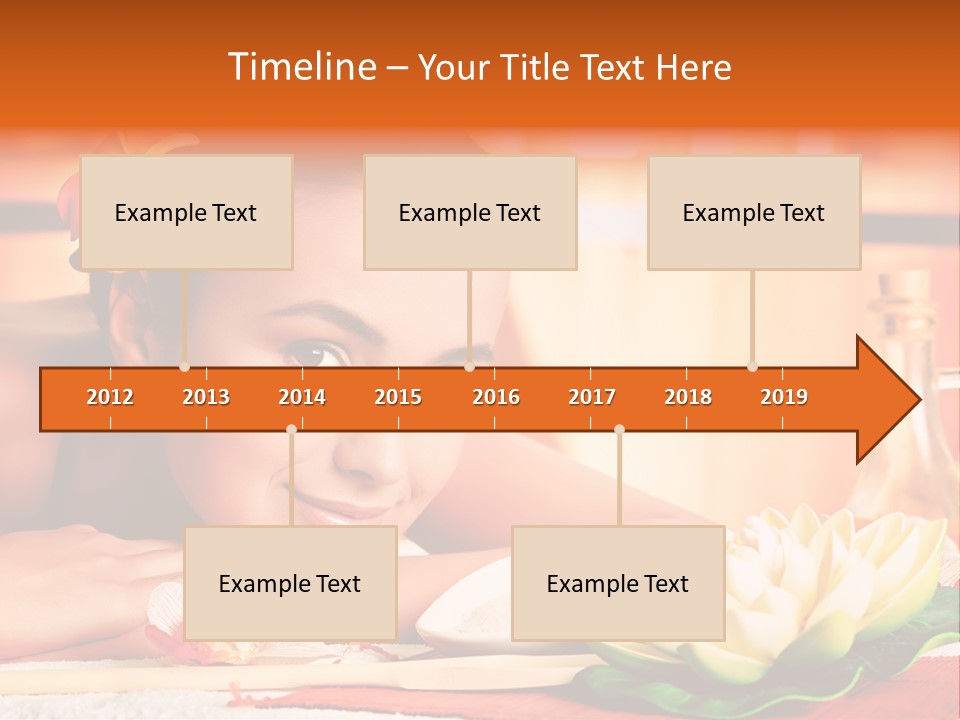 Girl Indoor Spa PowerPoint Template