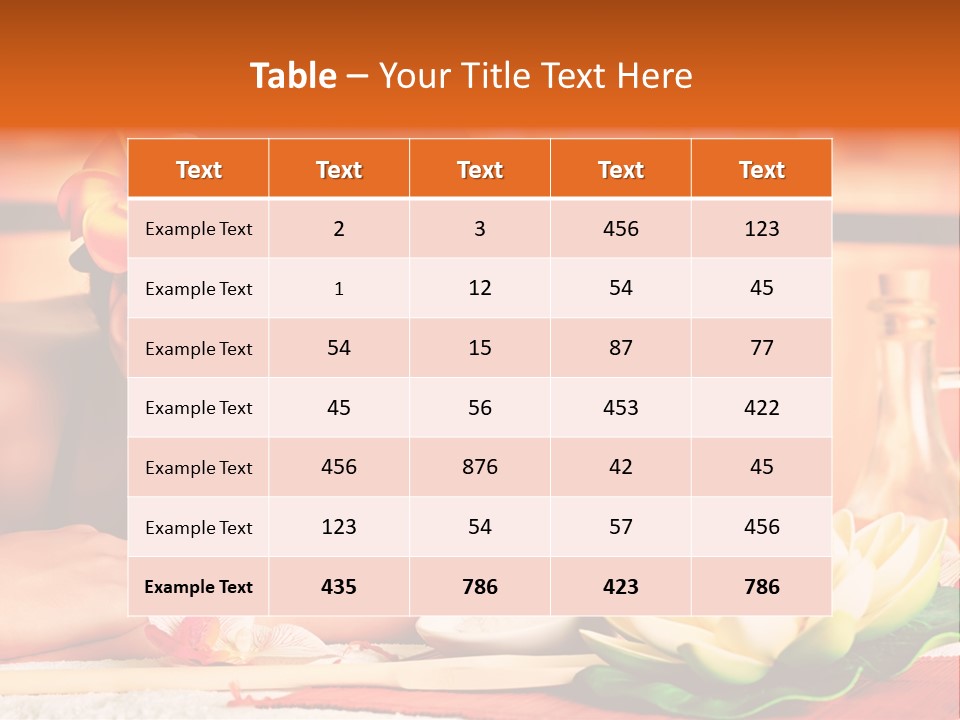 Girl Indoor Spa PowerPoint Template