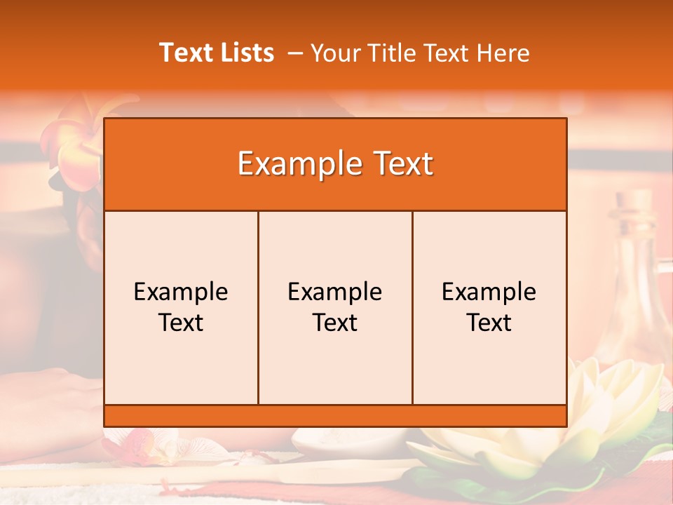 Girl Indoor Spa PowerPoint Template