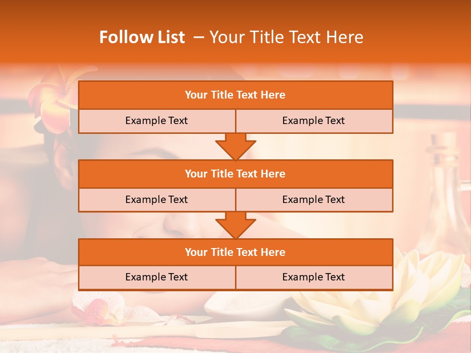 Girl Indoor Spa PowerPoint Template