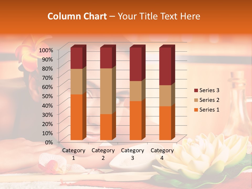 Girl Indoor Spa PowerPoint Template