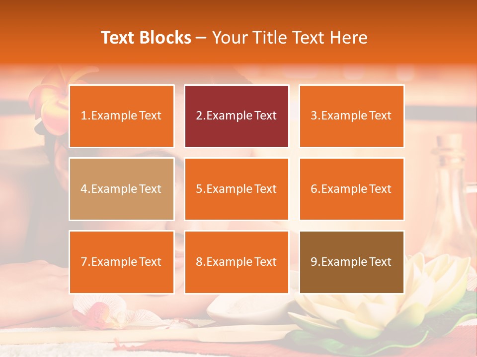 Girl Indoor Spa PowerPoint Template