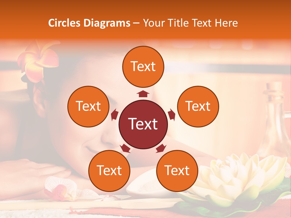 Girl Indoor Spa PowerPoint Template