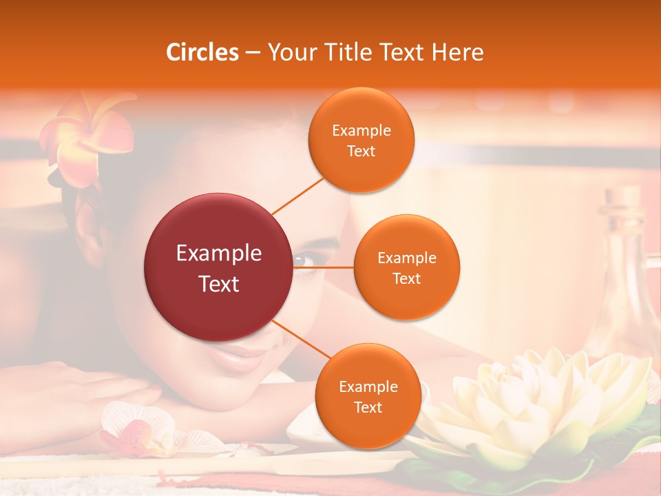 Girl Indoor Spa PowerPoint Template