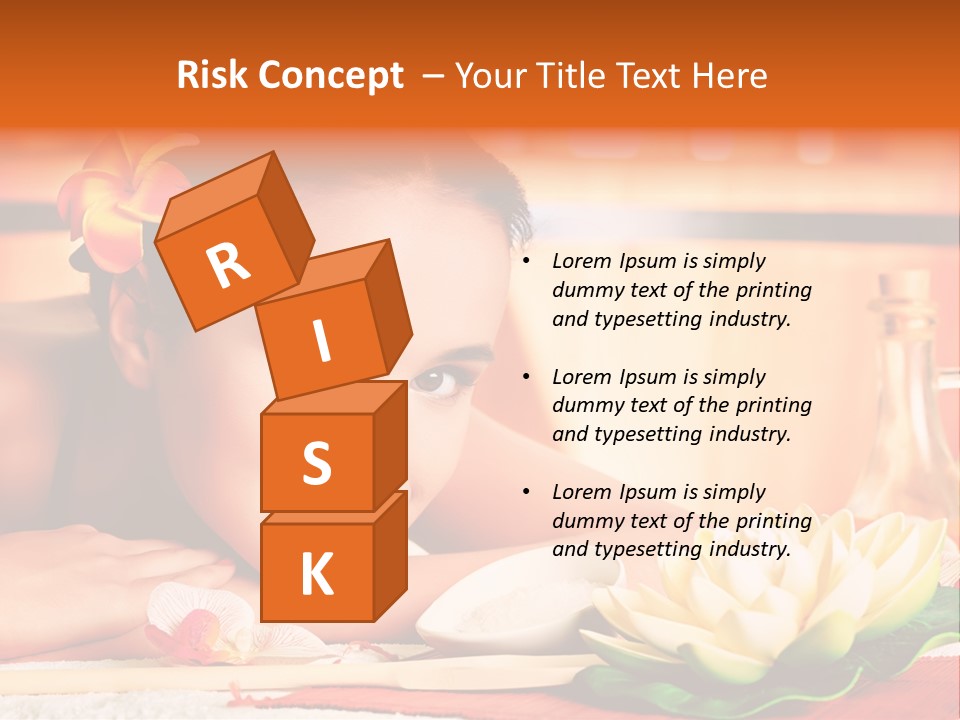 Girl Indoor Spa PowerPoint Template