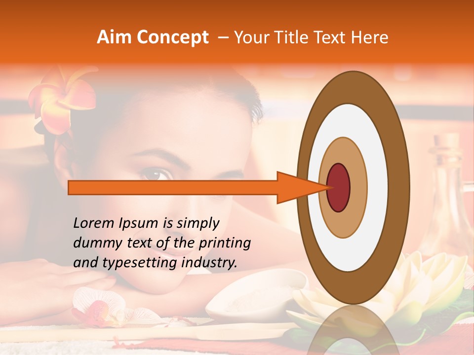 Girl Indoor Spa PowerPoint Template