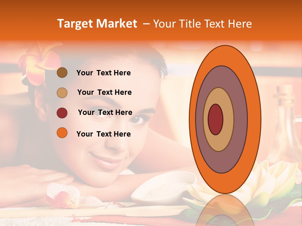 Girl Indoor Spa PowerPoint Template