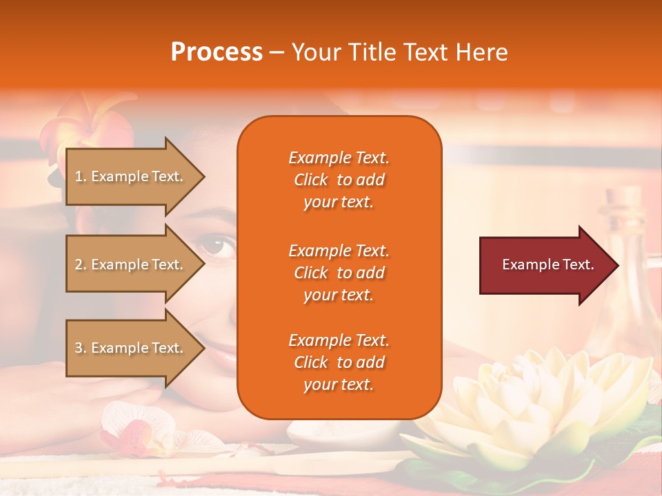 Girl Indoor Spa PowerPoint Template
