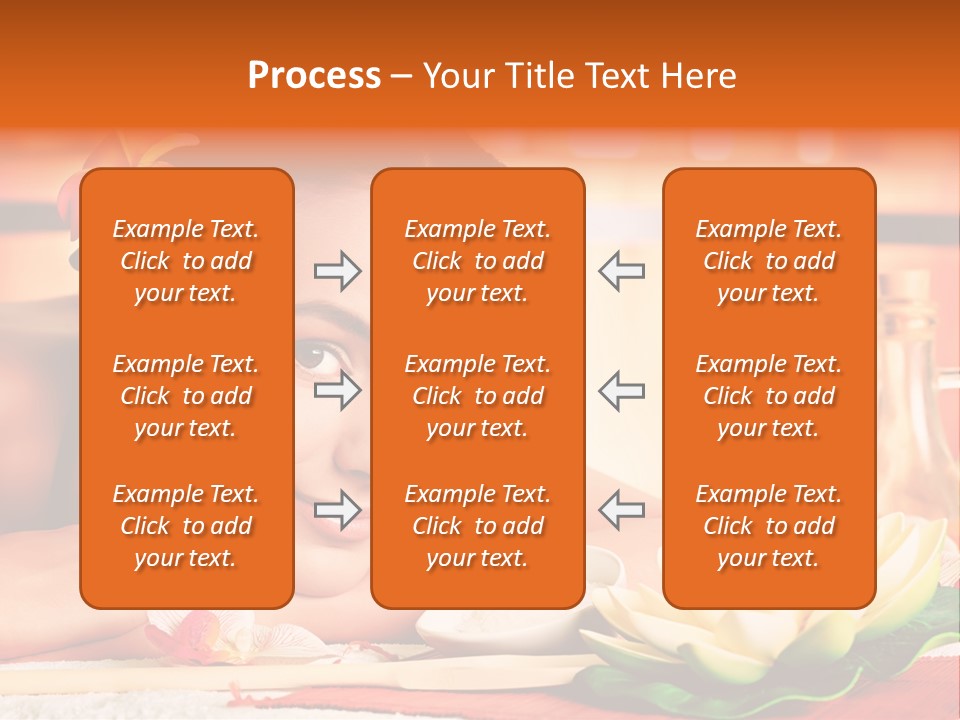 Girl Indoor Spa PowerPoint Template