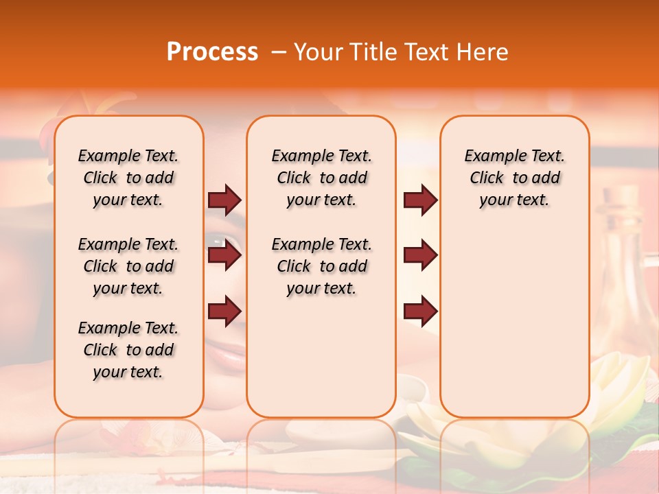 Girl Indoor Spa PowerPoint Template