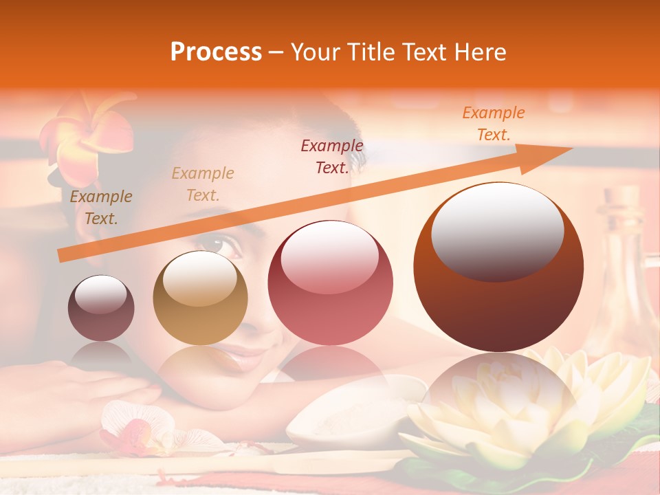 Girl Indoor Spa PowerPoint Template