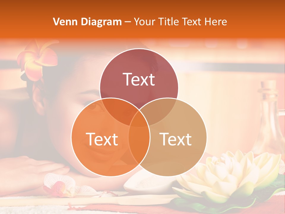 Girl Indoor Spa PowerPoint Template