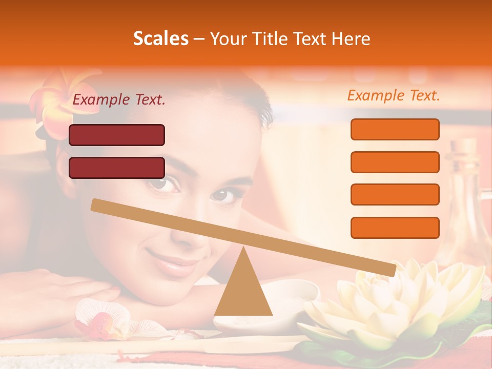 Girl Indoor Spa PowerPoint Template