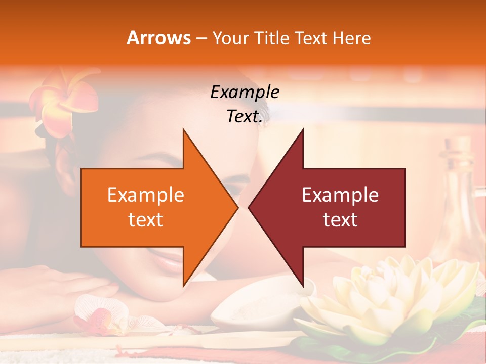 Girl Indoor Spa PowerPoint Template