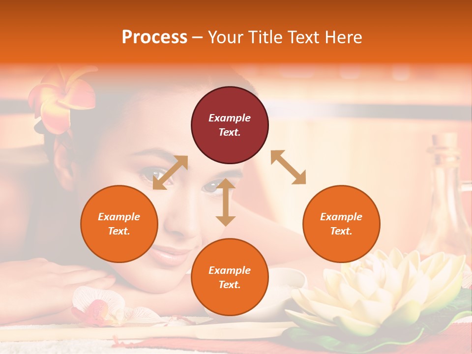 Girl Indoor Spa PowerPoint Template