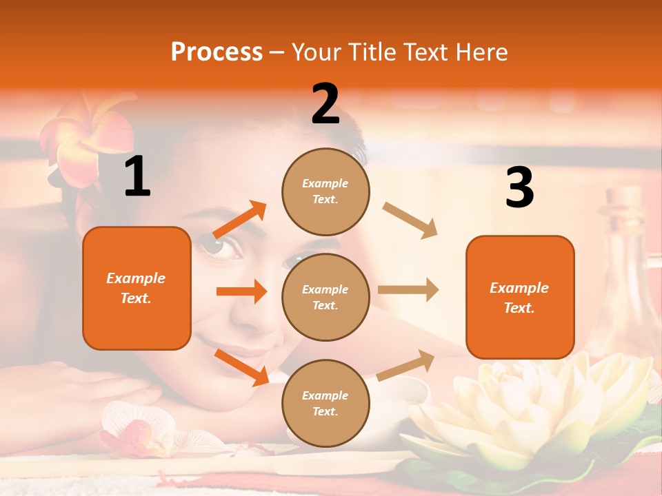 Girl Indoor Spa PowerPoint Template