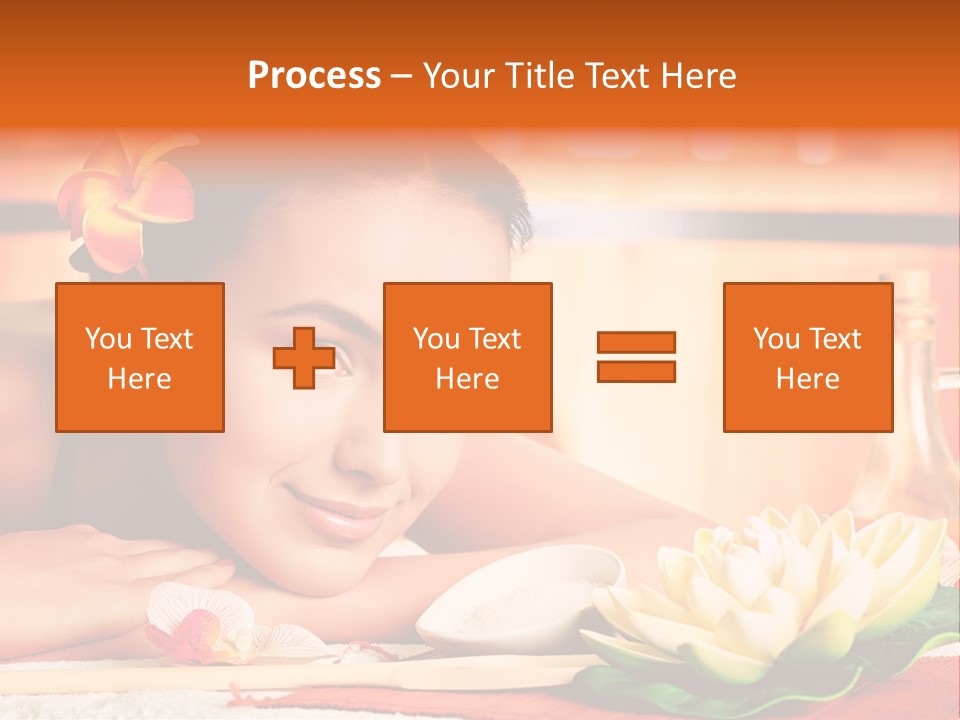 Girl Indoor Spa PowerPoint Template