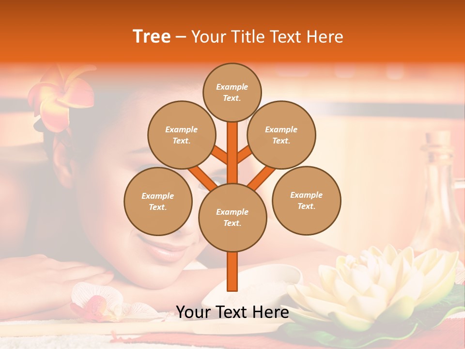 Girl Indoor Spa PowerPoint Template