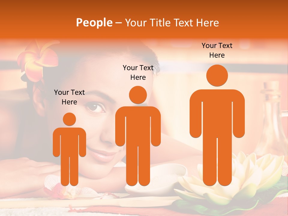 Girl Indoor Spa PowerPoint Template