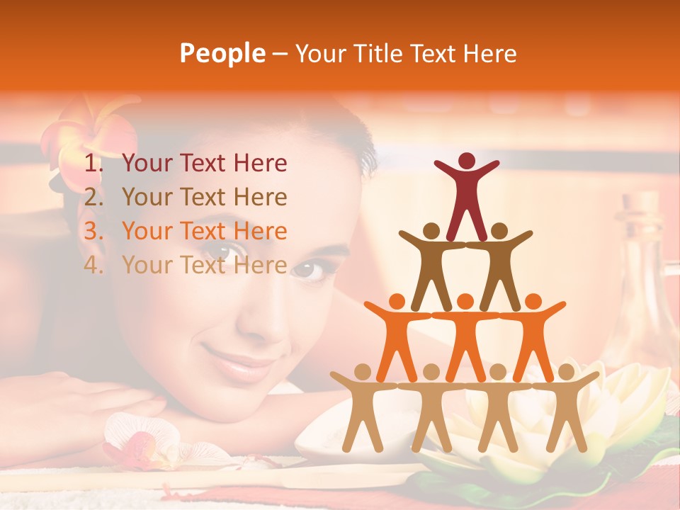 Girl Indoor Spa PowerPoint Template