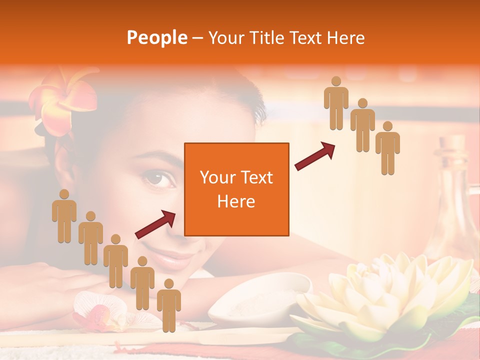 Girl Indoor Spa PowerPoint Template