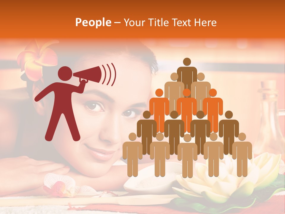 Girl Indoor Spa PowerPoint Template